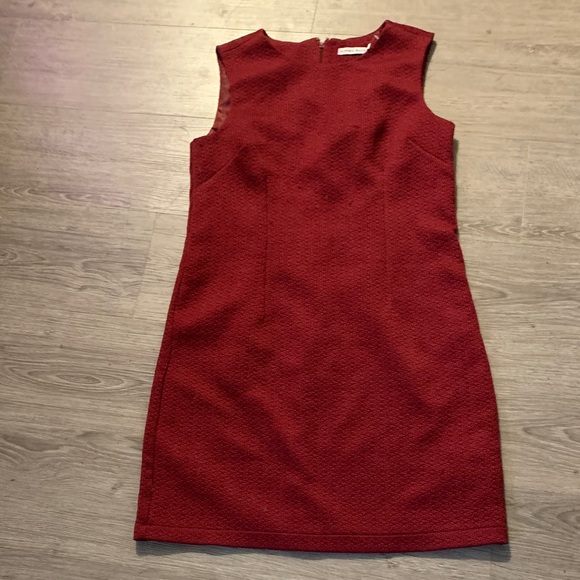 ALFRED SUNG Dresses & Skirts - ALFRED SUNG Textured Red Mini Dress